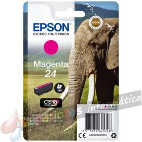 Epson T2423 (24) Magenta Cartucho de Tinta Original - C13T24234012