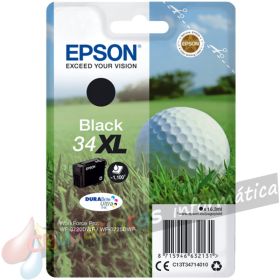 Epson T3471 (34XL) Negro Cartucho de Tinta Original - C13T34714010-1