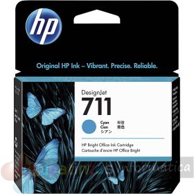 HP 711 Cian Cartucho de Tinta Original - CZ130A