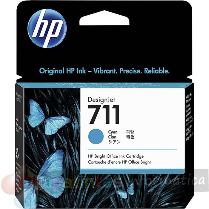 HP 711 Cian Cartucho de Tinta Original - CZ130A