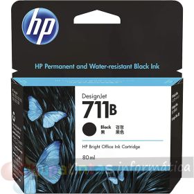 HP 711XL Negro Cartucho de Tinta Original - CZ133A