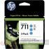 HP 711 Cian Pack de 3 Cartuchos de Tinta Originales - CZ134A