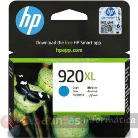 HP 920XL Cian Cartucho de Tinta Original - CD972AE