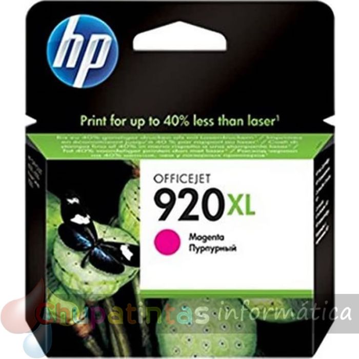 HP 920XL Magenta Cartucho de Tinta Original - CD973AE