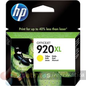 HP 920XL Amarillo Cartucho de Tinta Original - CD974AE
