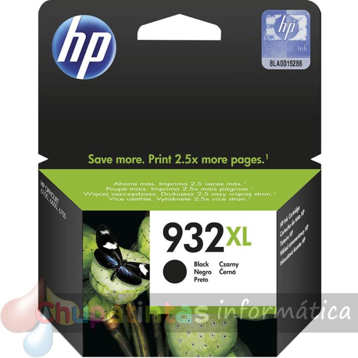 HP 932XL Negro Cartucho de Tinta Original - CN053AE