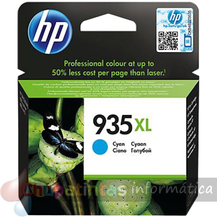 HP 935XL Cian Cartucho de Tinta Original - C2P24AE