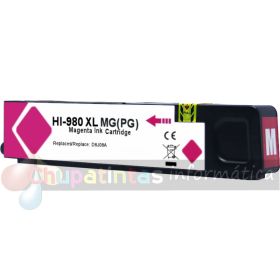 HP 980 Magenta Cartucho de Tinta Pigmentada Genérico - Reemplaza D8J08A