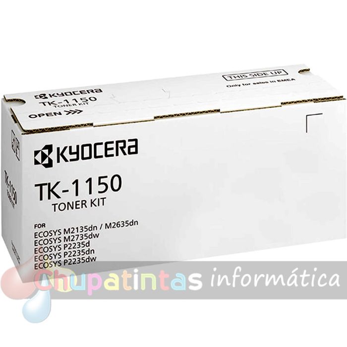 Kyocera TK1150 Negro Cartucho de Tóner Original - 1T02RV0NL0