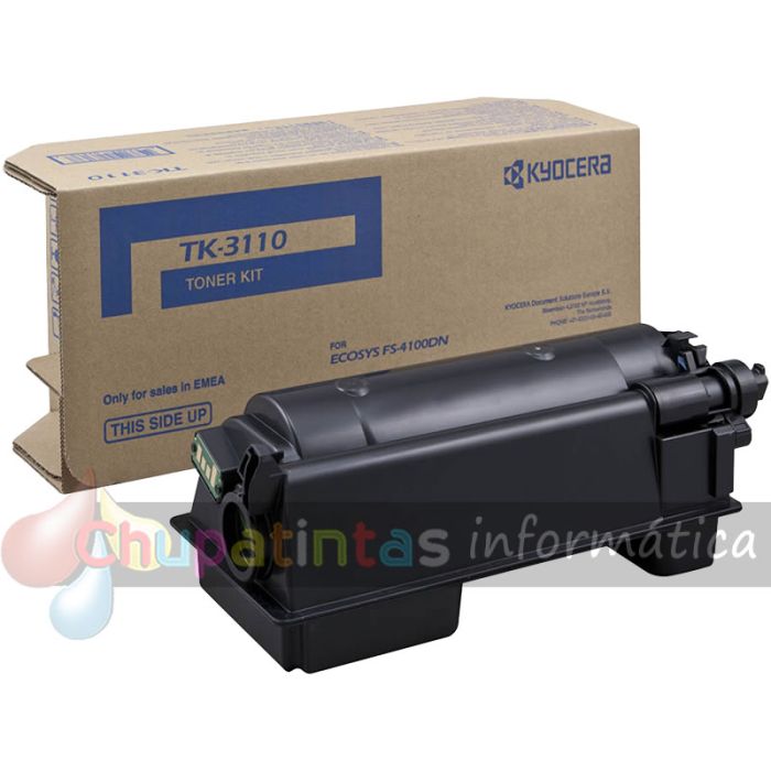 Kyocera TK3110 Negro Cartucho de Tóner Original - 1T02MT0NL0/1T02MT0NLV/1T02MT0NLS