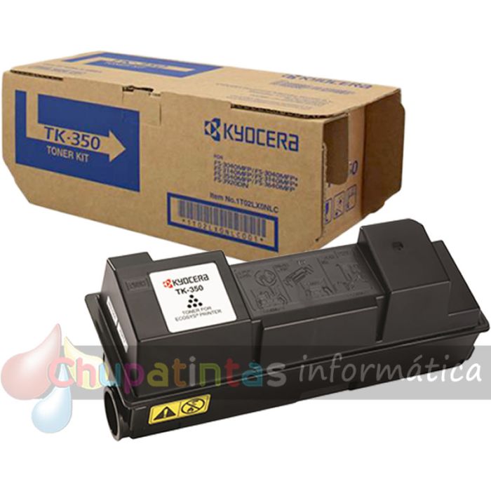 Kyocera TK350 Negro Cartucho de Tóner Original - 1T02LX0NL0/1T02LX0NLC