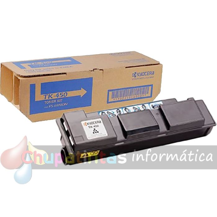 Kyocera TK450 Negro Cartucho de Tóner Original - 1T02J50EU0