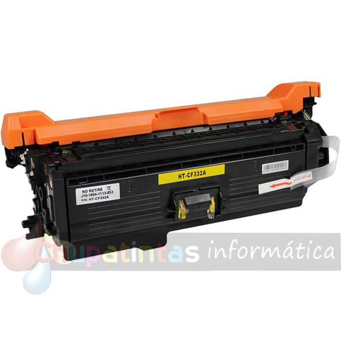 HP CF332A Amarillo Cartucho de Tóner Genérico - Reemplaza 654A