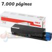 OKI B412/B432/B512/MB472/MB492/MB562 Negro Cartucho de Toner Original - 45807106