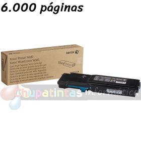 Xerox Phaser 6600/6605 Cian Cartucho de Tóner Original - 106R02229