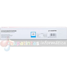 OKI C310/C510/MC351/MC361 Cian Cartucho de Tóner Original - 44469706