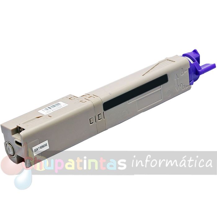 OKI C3300/C3400/C3450/C3600/C3520/C3530/MC350/MC360 Negro Cartucho de Tóner Genérico - Reemplaza 43459436/43459332/43459324-1