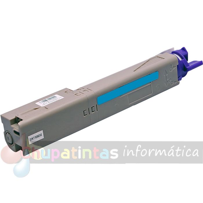 OKI C3300/C3400/C3450/C3600/C3520/C3530/MC350/MC360 Cian Cartucho de Tóner Genérico - Reemplaza 43459435/43459331/43459371-1