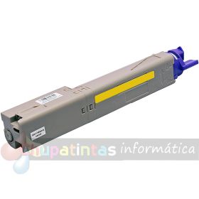 OKI C3300/C3400/C3450/C3600/C3520/C3530/MC350/MC360 Amarillo Cartucho de Tóner Genérico - Reemplaza 43459433/43459329/43459369-1