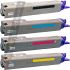 OKI C3300/C3400/C3450/C3600/C3520/C3530/MC350/MC360 Pack de 4 Cartuchos de Tóner Genéricos