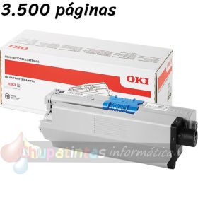 OKI C332DN/MC363DN/MD363DN Negro Cartucho de Tóner Original - 46508712