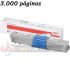 OKI C332DN/MC363DN/MD363DN Magenta Cartucho de Tóner Original - 46508710