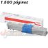 OKI C332DN/MC363DN/MD363DN Amarillo Cartucho de Tóner Original - 46508713