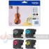 Brother LC127XL/LC125XL Pack de 4 Cartuchos de Tinta Originales - LC127XLVALBP-2