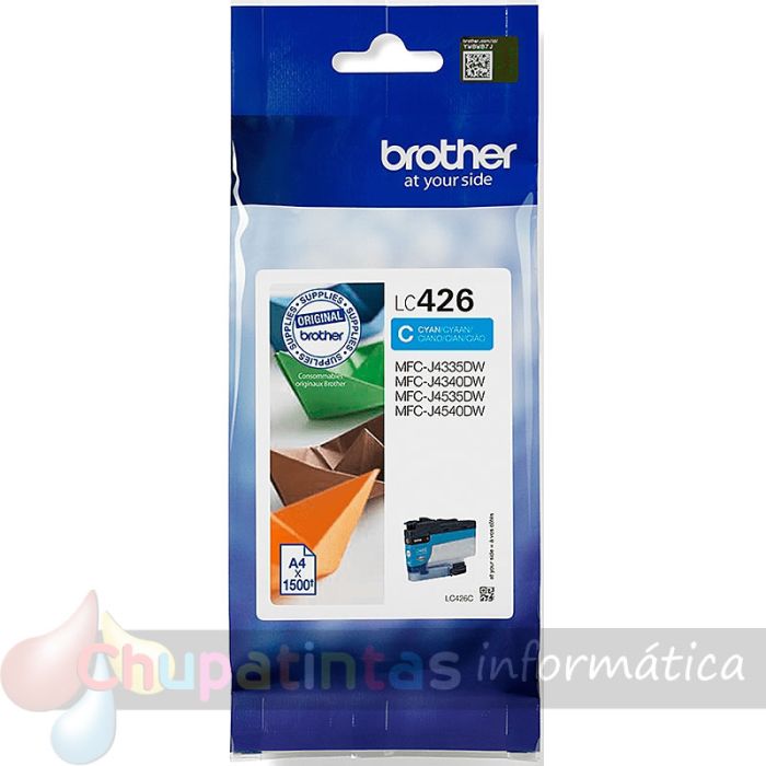 Brother LC426 Cian Cartucho de Tinta Original - LC426C-3