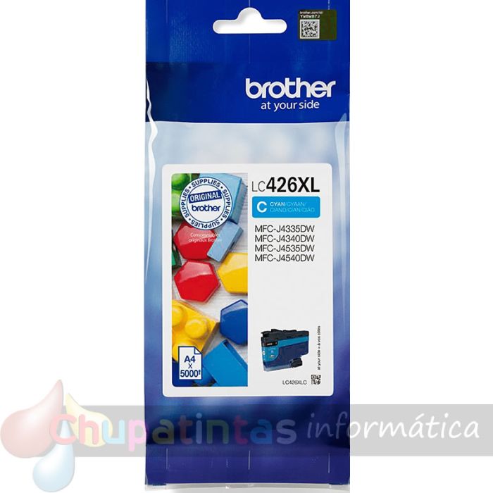 Brother LC426XL Cian Cartucho de Tinta Original - LC426XLC-2