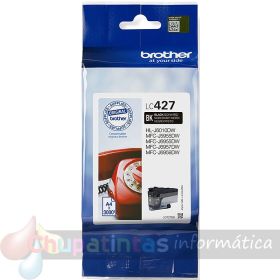 Brother LC427 Negro Cartucho de Tinta Original - LC427BK-3