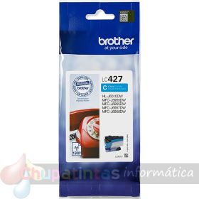 Brother LC427 Cian Cartucho de Tinta Original - LC427C-3