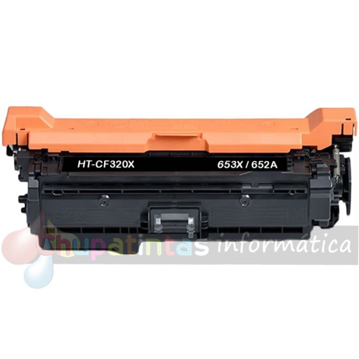 HP CF320X/CF320A Negro Cartucho de Tóner Genérico - Reemplaza 653X/652A