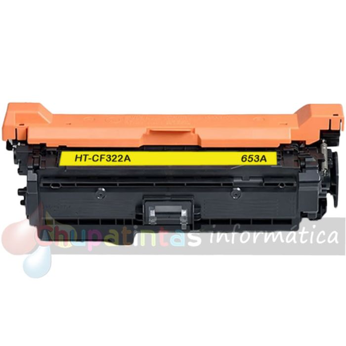 HP CF322A Amarillo Cartucho de Tóner Genérico - Reemplaza 653A
