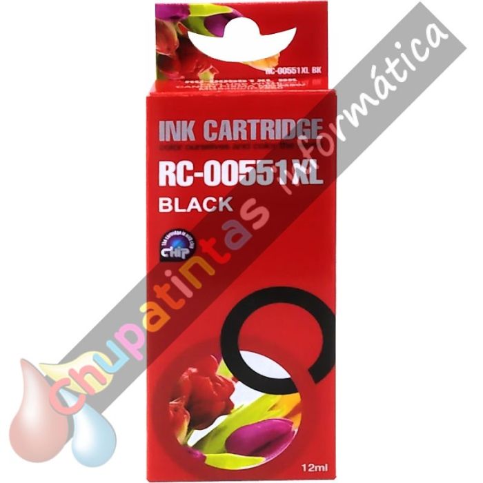 Canon CLI551XL Negro Cartucho de Tinta Genérico - Reemplaza 6443B001/6508B001-2