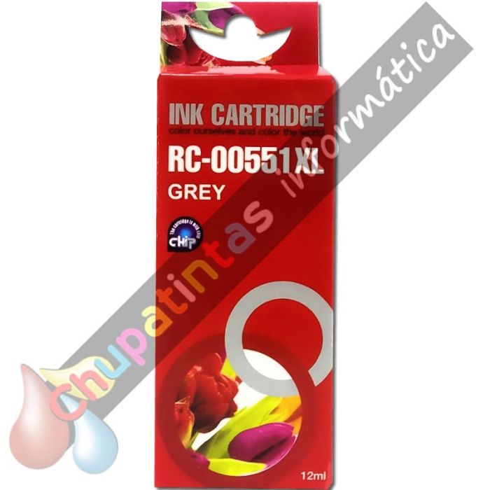 Canon CLI551XL Gris Cartucho de Tinta Generico - Reemplaza 6447B001/6512B001-2