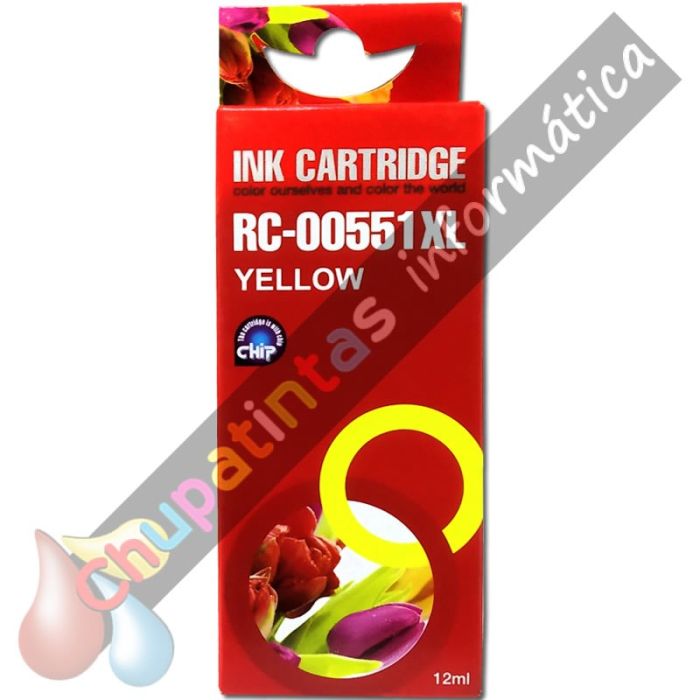 Canon CLI551XL Amarillo Cartucho de Tinta Genérico - Reemplaza 6446B001/6511B001-2