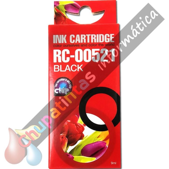 Canon CLI521 Negro Cartucho de Tinta Genérico - Reemplaza 2933B001-2