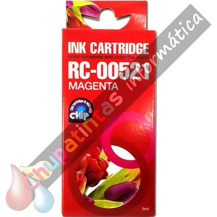 Canon CLI521 Magenta Cartucho de Tinta Genérico - Reemplaza 2935B001-2