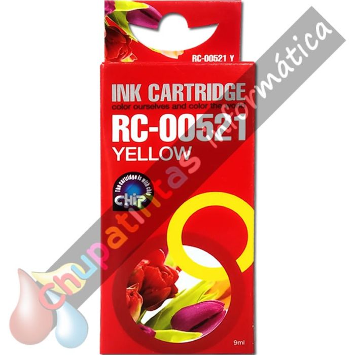 Canon CLI521 Amarillo Cartucho de Tinta Genérico - Reemplaza 2936B001-2