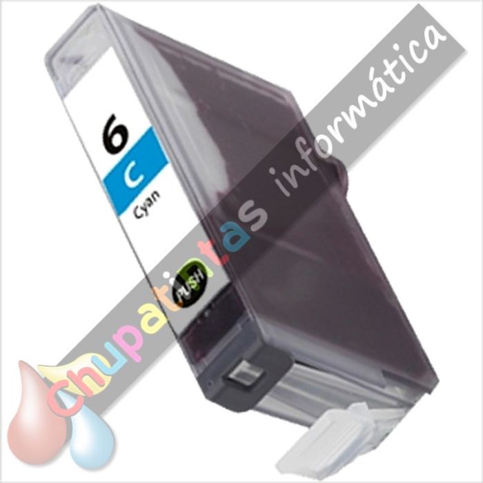Canon BCI6/BCI5/BCI3 Cian Cartucho de Tinta Genérico - Reemplaza 4706A002