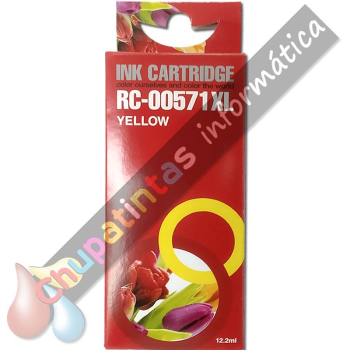 Canon CLI571XL Amarillo Cartucho de Tinta Genérico - Reemplaza 0334C001/0388C001-2