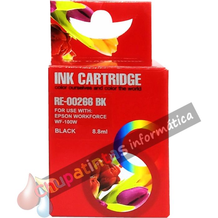 Epson T266 Negro Cartucho de Tinta Genérico - Reemplaza C13T26614010-2