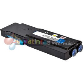 Dell C3760/C3765DNF Cian Cartucho de Tóner Genérico - Reemplaza 593-11122