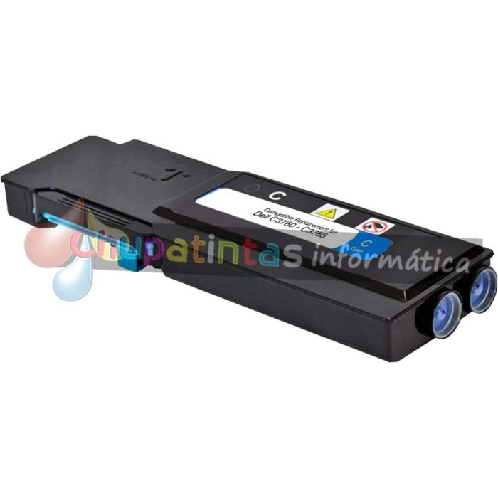 Dell C3760/C3765DNF Cian Cartucho de Tóner Genérico - Reemplaza 593-11122