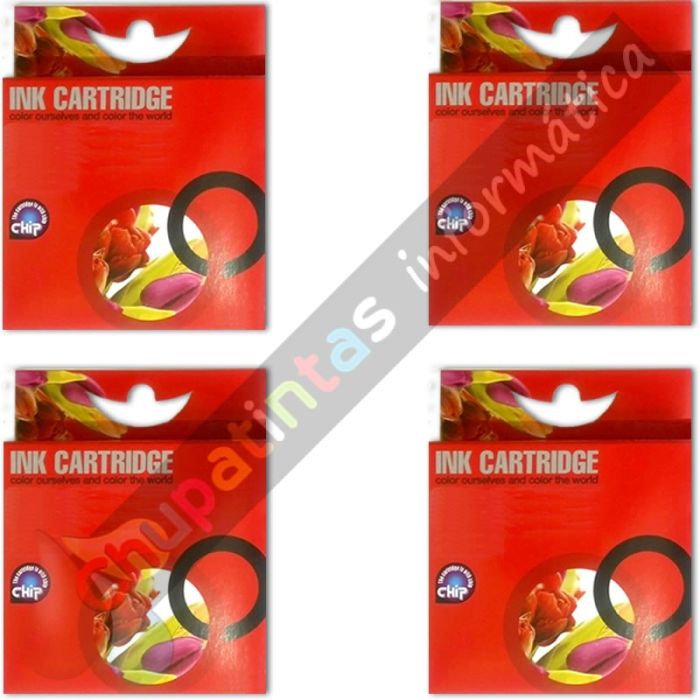 Epson T3351/T3331 V2 (33XL) Negro Pack Ahorro 4 Cartuchos de Tinta Genéricos-1
