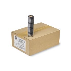 Zebra ZipShip 2300 Pack de 12 Cintas de Transferencia Termica Original - Cintas de Cera - Nucleo 12.7mm, Ancho 110mm, Longitud 74m