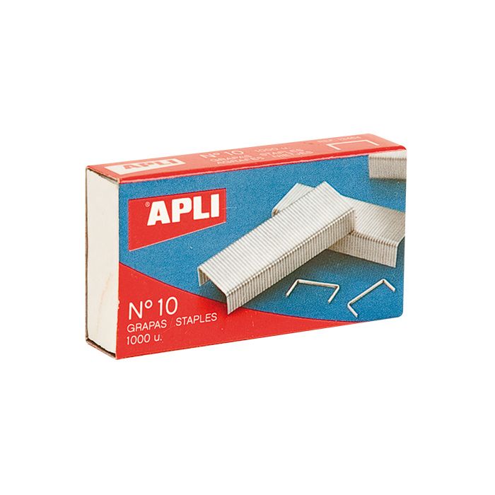 Apli Grapas Galvanizadas Plata Brillante - Ø 0.53mm - Precisas y Duraderas