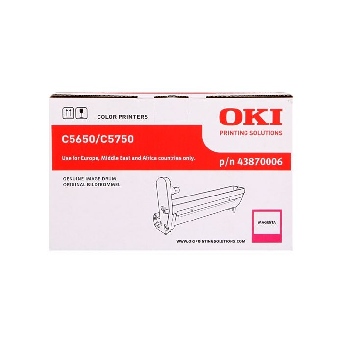 OKI C5650/C5750 Magenta Tambor de Imagen Original - 43870006 (Drum)
