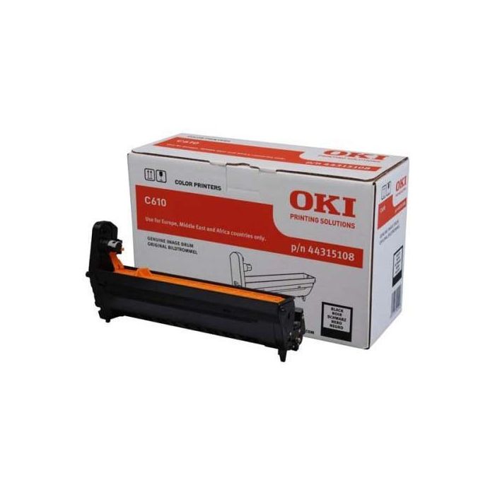 OKI C610 Negro Tambor de Imagen Original - 44315108 (Drum)